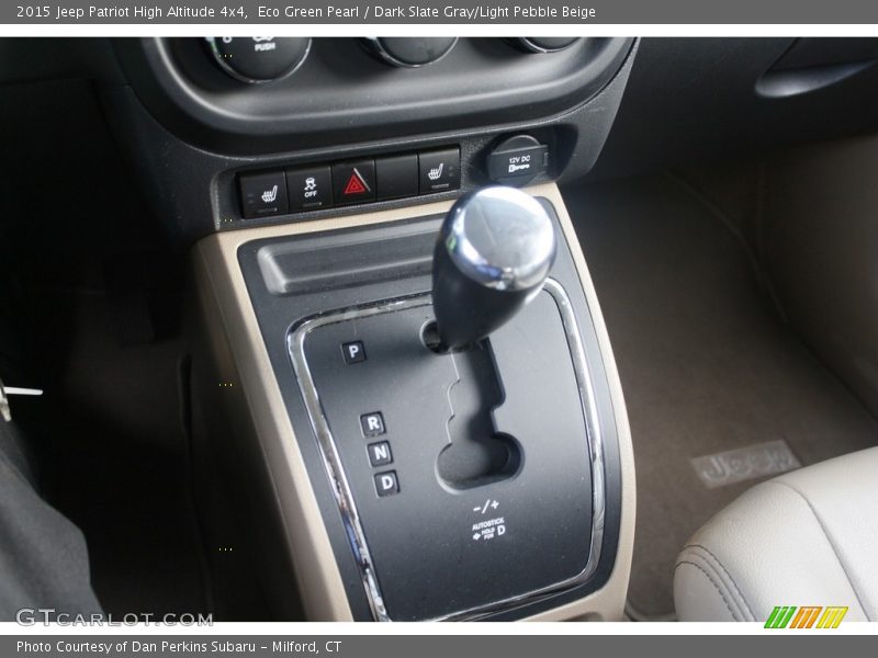 Eco Green Pearl / Dark Slate Gray/Light Pebble Beige 2015 Jeep Patriot High Altitude 4x4