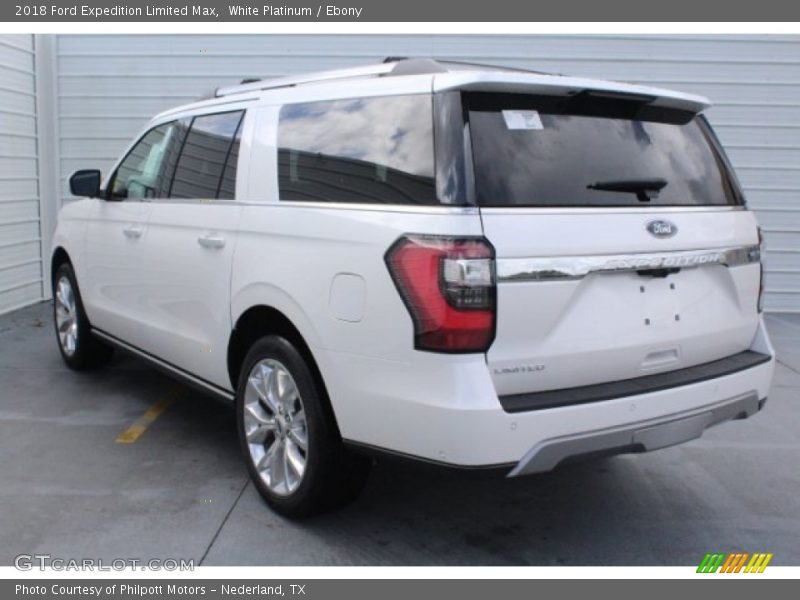 White Platinum / Ebony 2018 Ford Expedition Limited Max