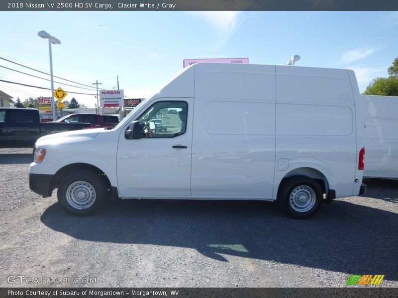 Glacier White / Gray 2018 Nissan NV 2500 HD SV Cargo