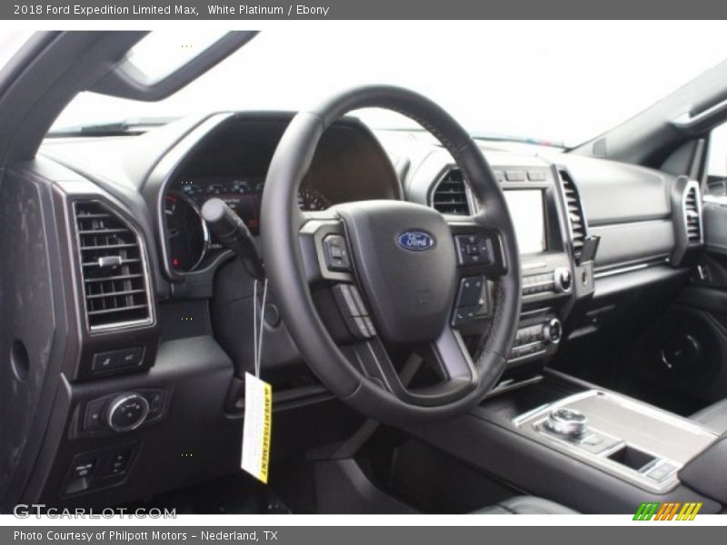 White Platinum / Ebony 2018 Ford Expedition Limited Max