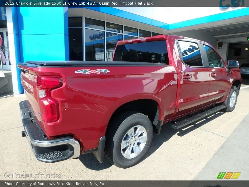 Cajun Red Tintcoat / Jet Black 2019 Chevrolet Silverado 1500 LT Crew Cab 4WD