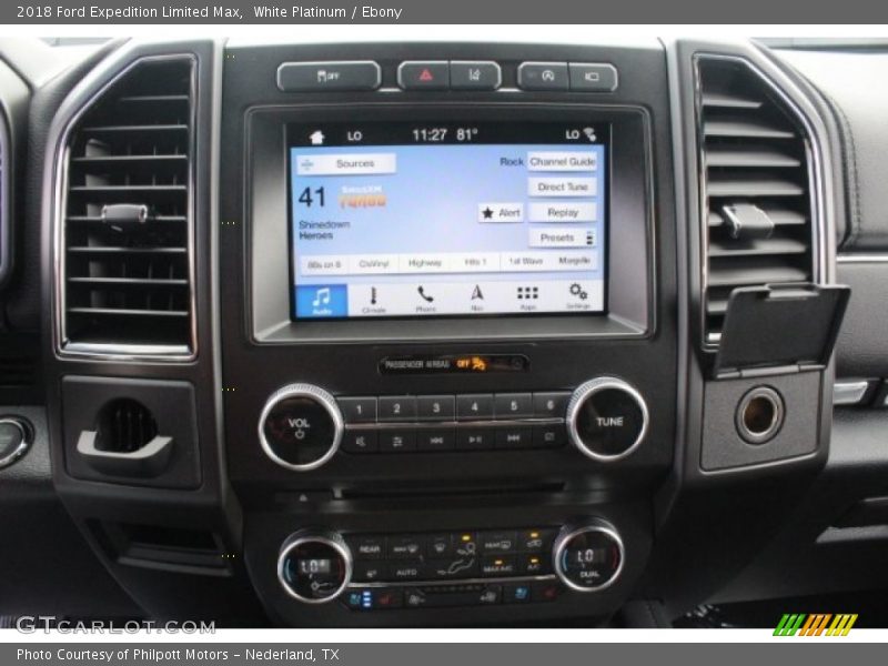 White Platinum / Ebony 2018 Ford Expedition Limited Max