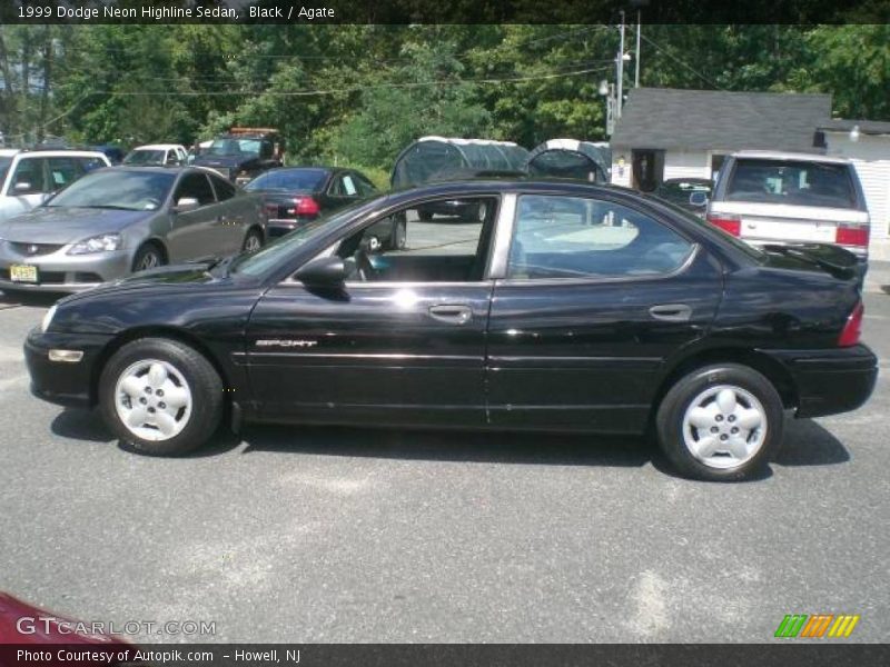 Black / Agate 1999 Dodge Neon Highline Sedan