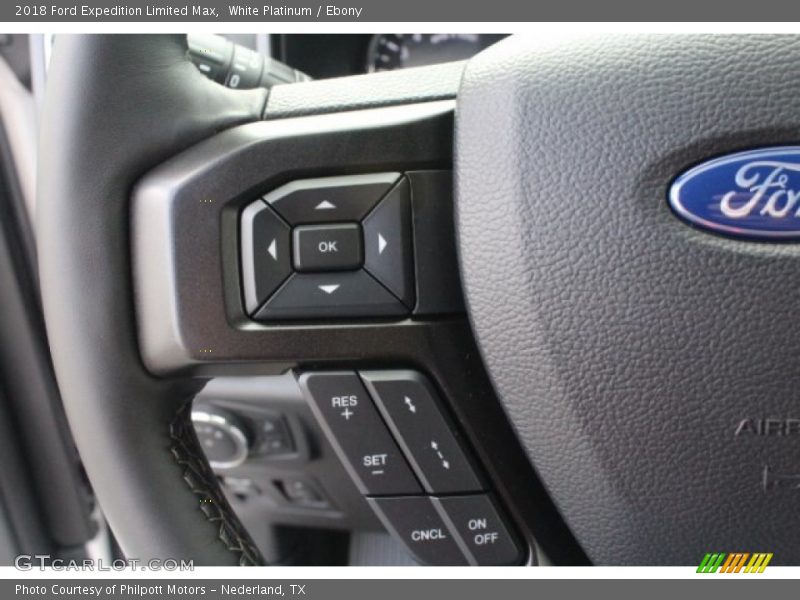 White Platinum / Ebony 2018 Ford Expedition Limited Max