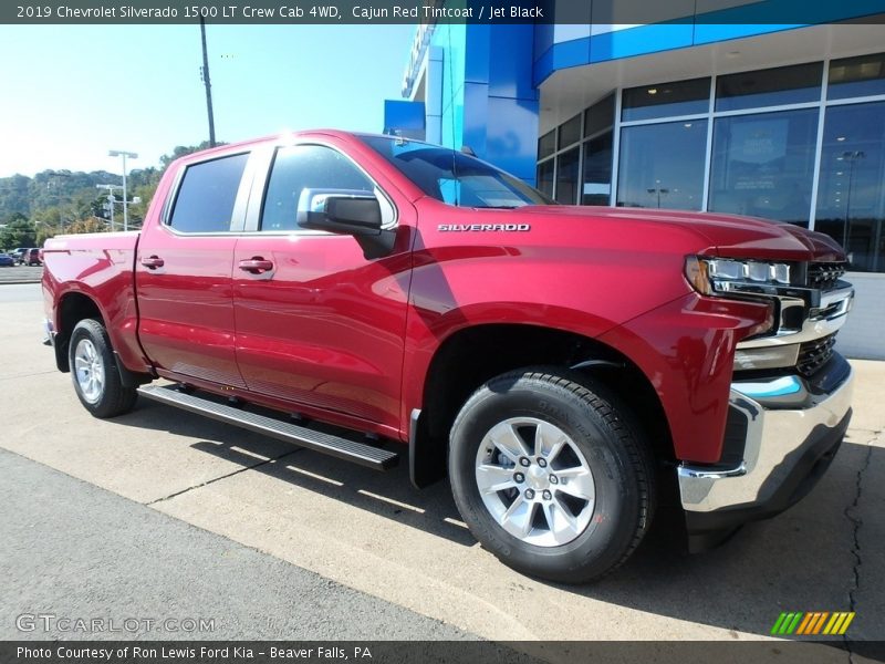 Cajun Red Tintcoat / Jet Black 2019 Chevrolet Silverado 1500 LT Crew Cab 4WD