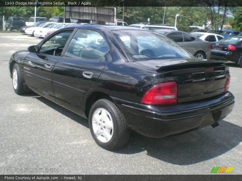 Black / Agate 1999 Dodge Neon Highline Sedan