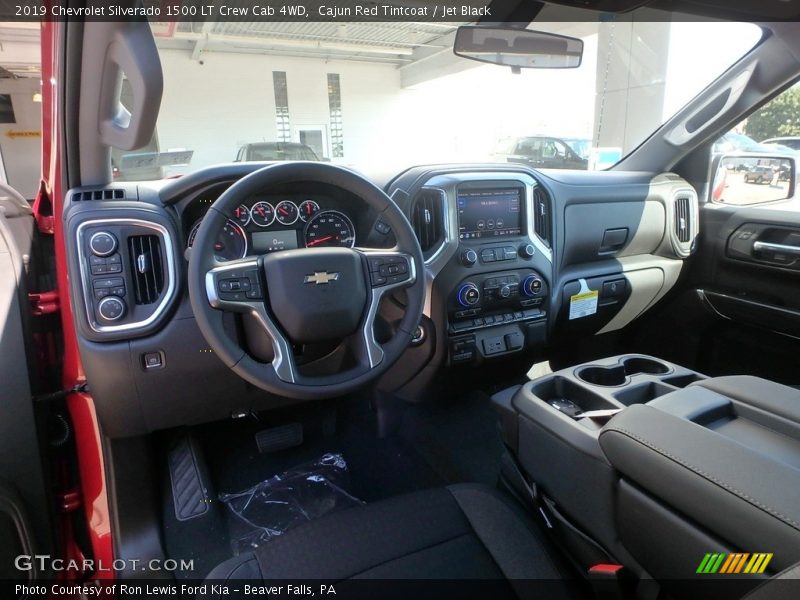 Cajun Red Tintcoat / Jet Black 2019 Chevrolet Silverado 1500 LT Crew Cab 4WD