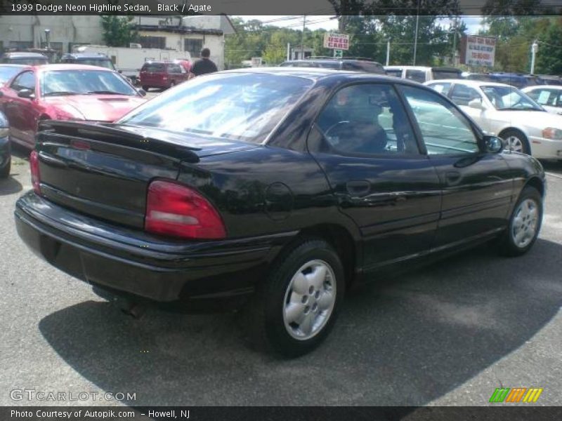 Black / Agate 1999 Dodge Neon Highline Sedan