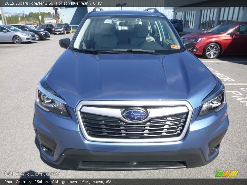 Horizon Blue Pearl / Gray 2019 Subaru Forester 2.5i