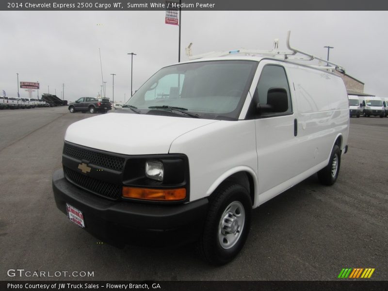 Summit White / Medium Pewter 2014 Chevrolet Express 2500 Cargo WT