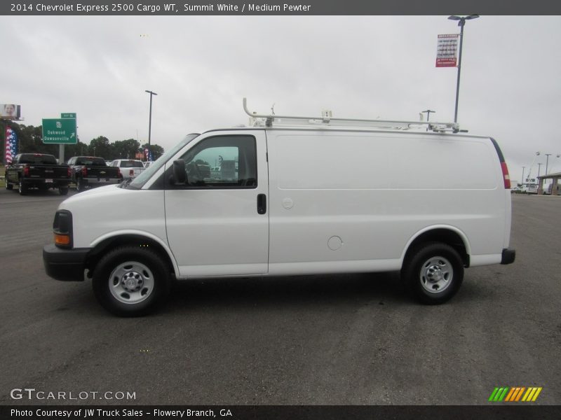 Summit White / Medium Pewter 2014 Chevrolet Express 2500 Cargo WT