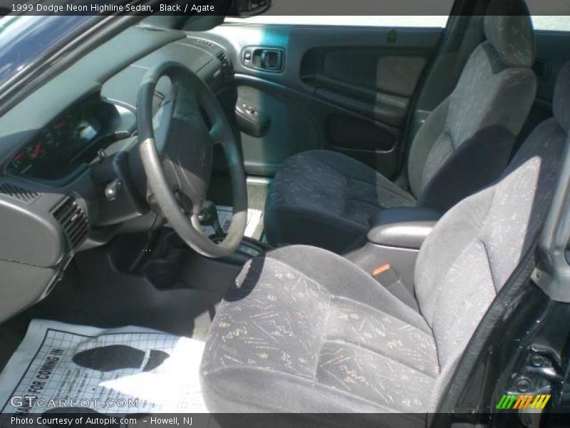 Black / Agate 1999 Dodge Neon Highline Sedan