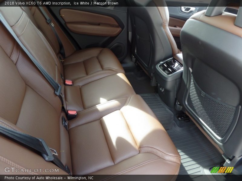 Ice White / Maroon Brown 2018 Volvo XC60 T6 AWD Inscription