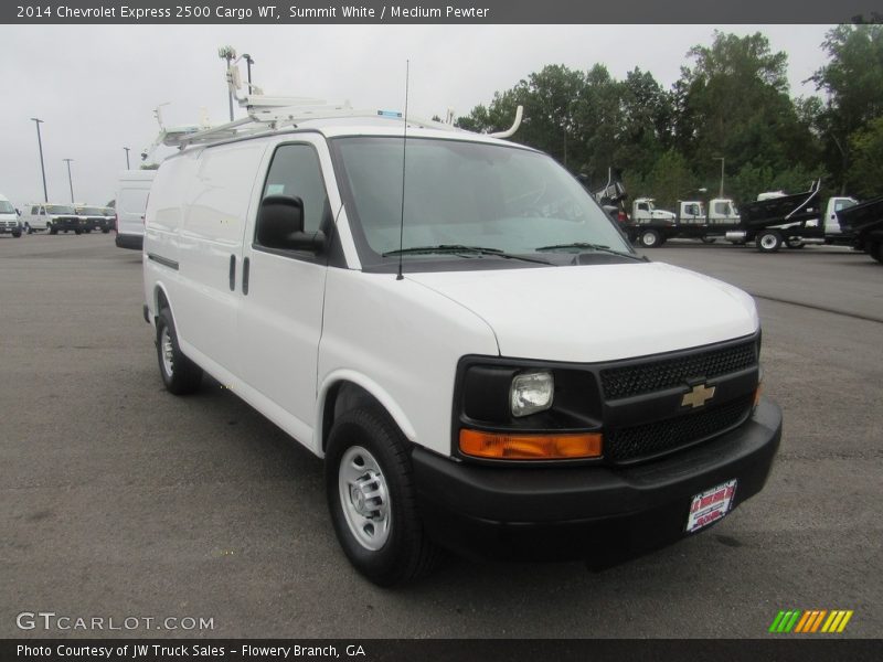 Summit White / Medium Pewter 2014 Chevrolet Express 2500 Cargo WT