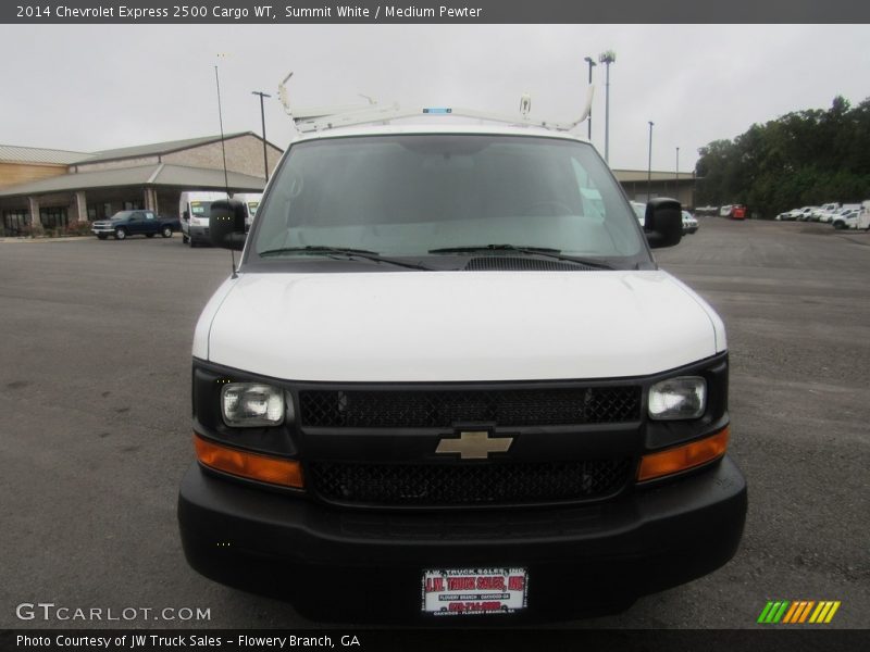 Summit White / Medium Pewter 2014 Chevrolet Express 2500 Cargo WT