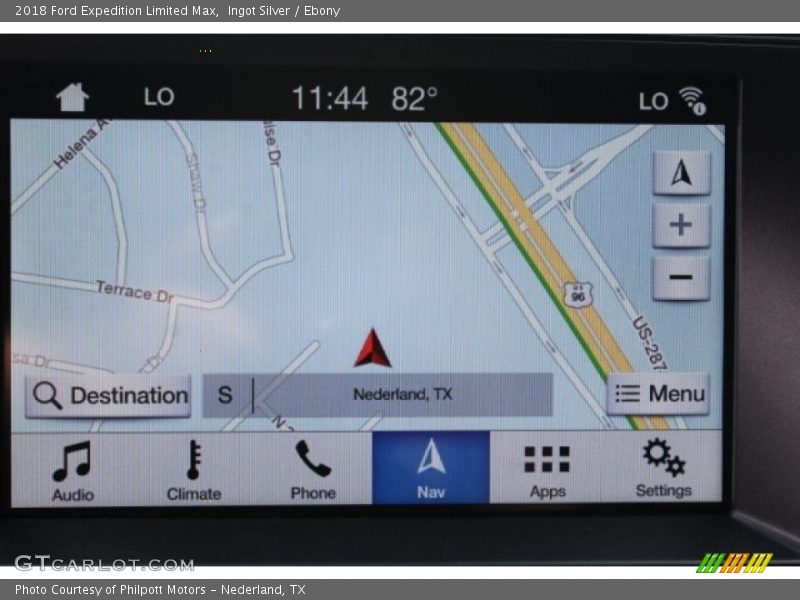 Navigation of 2018 Expedition Limited Max