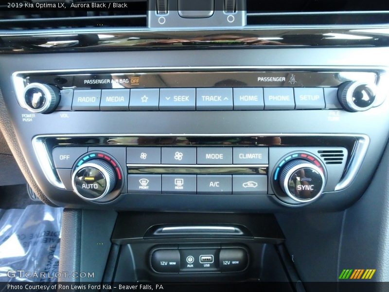 Aurora Black / Black 2019 Kia Optima LX
