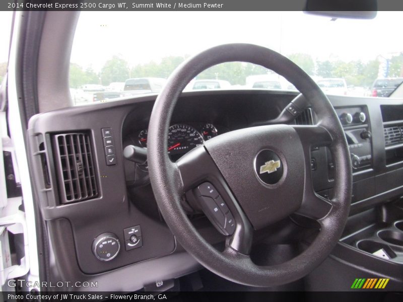 Summit White / Medium Pewter 2014 Chevrolet Express 2500 Cargo WT