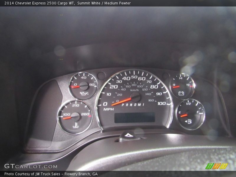 Summit White / Medium Pewter 2014 Chevrolet Express 2500 Cargo WT