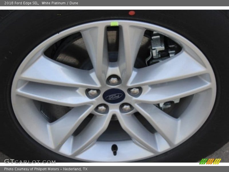 White Platinum / Dune 2018 Ford Edge SEL