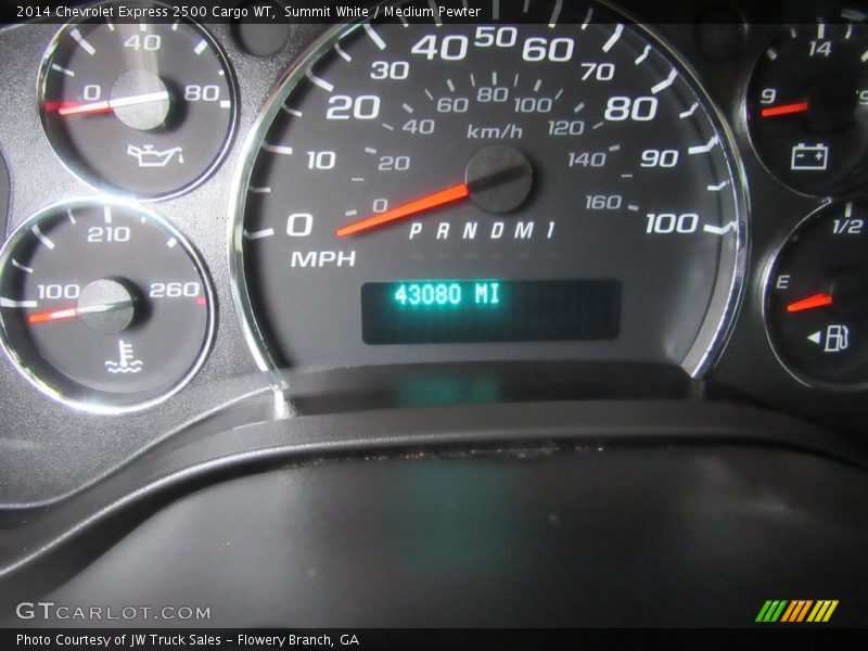 Summit White / Medium Pewter 2014 Chevrolet Express 2500 Cargo WT