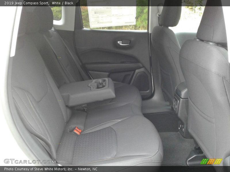 White / Black 2019 Jeep Compass Sport