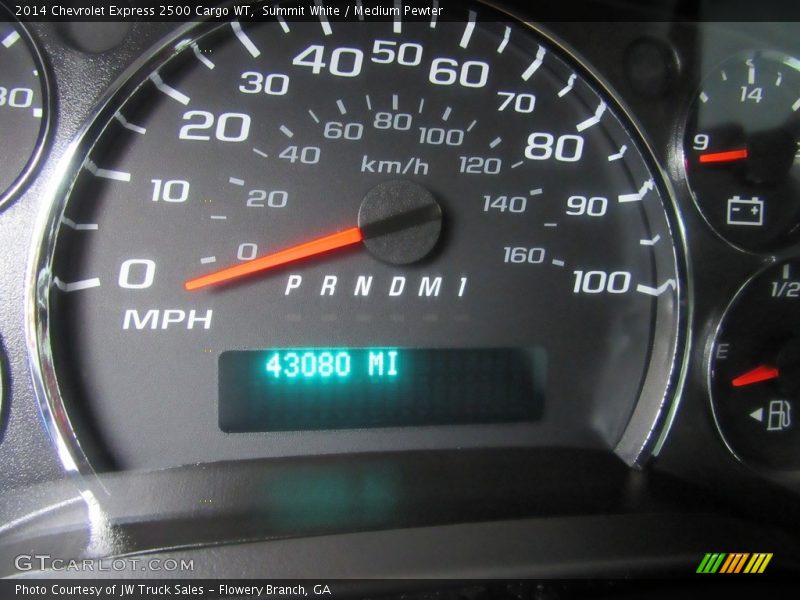 Summit White / Medium Pewter 2014 Chevrolet Express 2500 Cargo WT