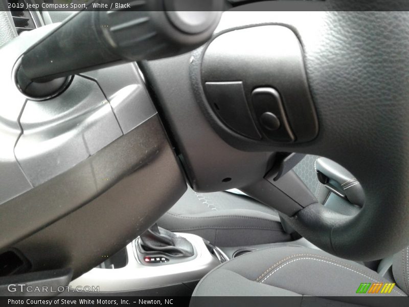 White / Black 2019 Jeep Compass Sport