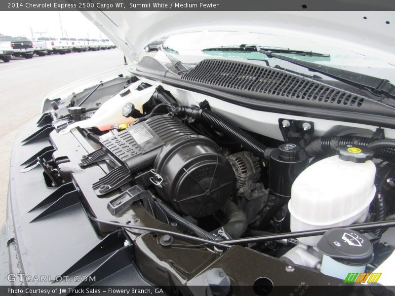 Summit White / Medium Pewter 2014 Chevrolet Express 2500 Cargo WT