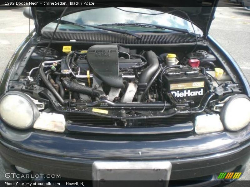 Black / Agate 1999 Dodge Neon Highline Sedan