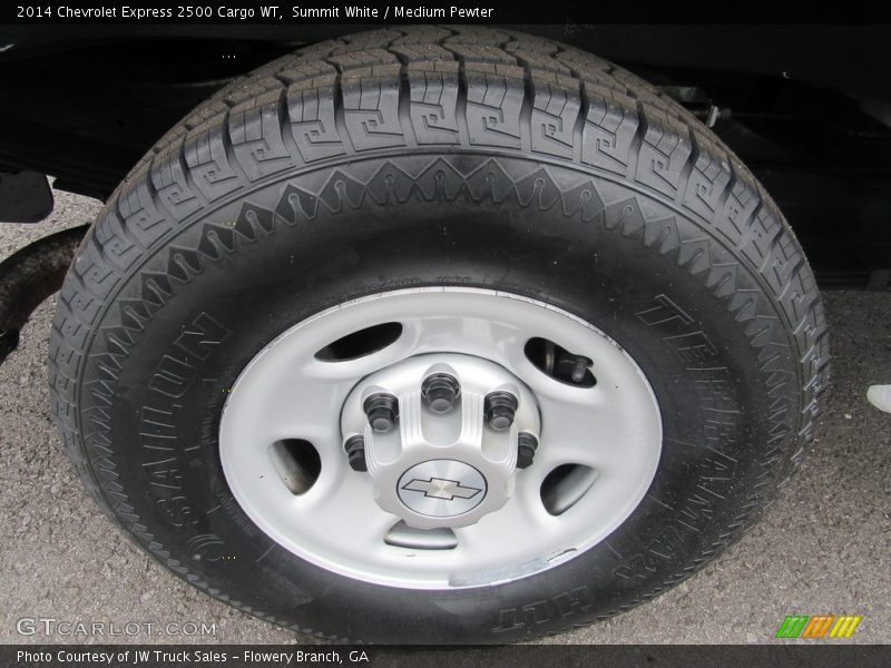 Summit White / Medium Pewter 2014 Chevrolet Express 2500 Cargo WT