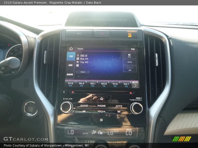 Magnetite Gray Metallic / Slate Black 2019 Subaru Ascent Premium