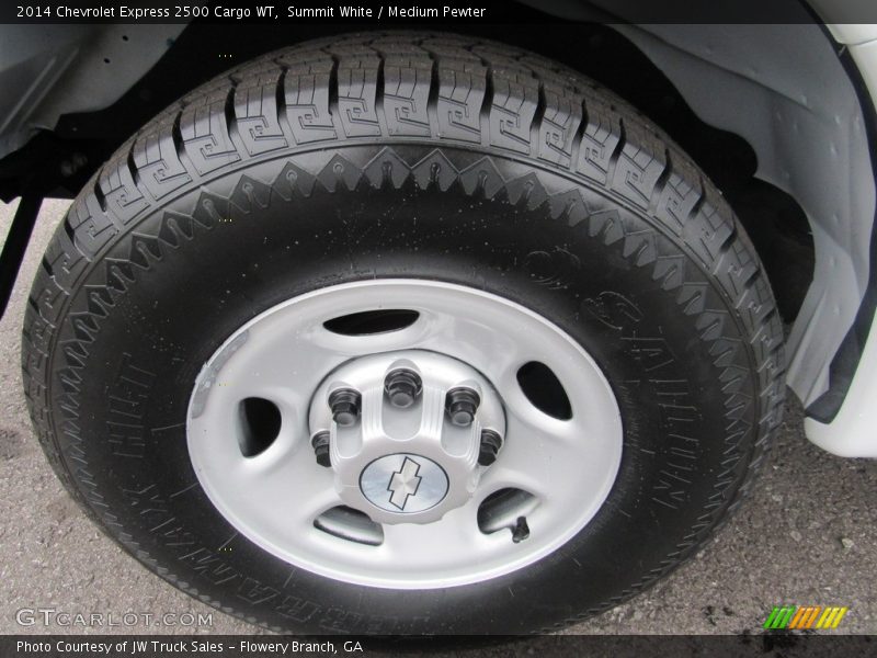 Summit White / Medium Pewter 2014 Chevrolet Express 2500 Cargo WT