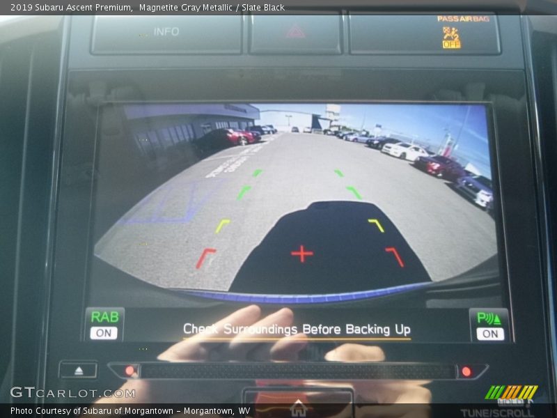Magnetite Gray Metallic / Slate Black 2019 Subaru Ascent Premium