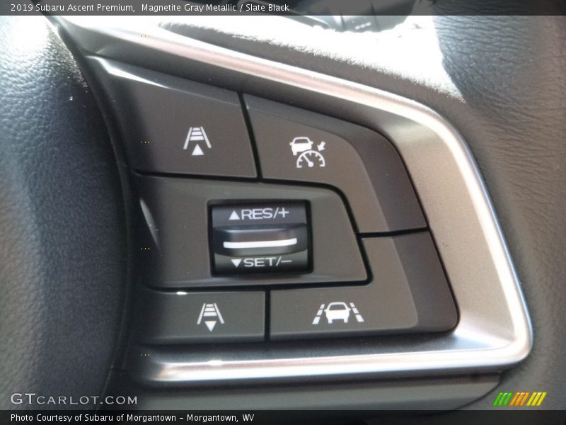 Magnetite Gray Metallic / Slate Black 2019 Subaru Ascent Premium