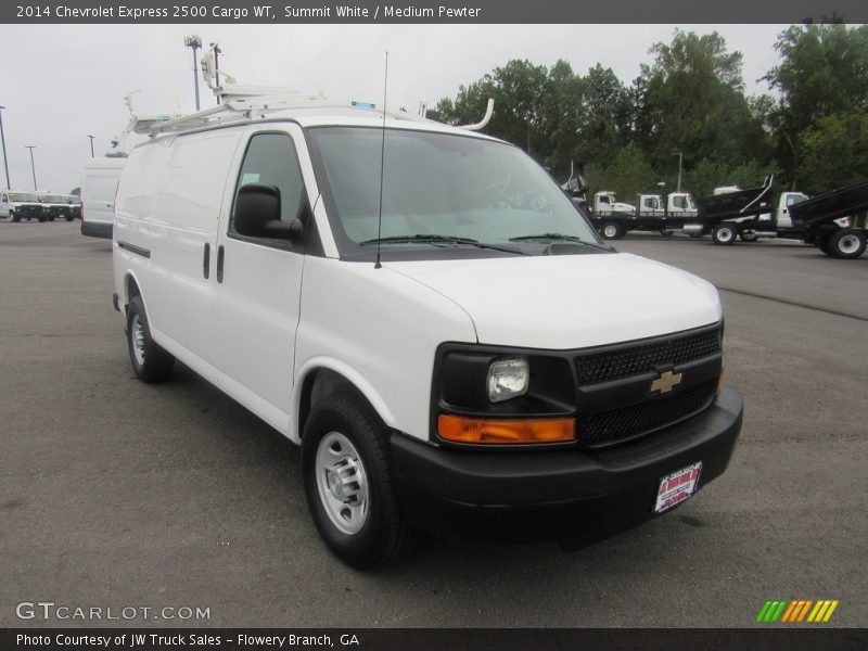 Summit White / Medium Pewter 2014 Chevrolet Express 2500 Cargo WT