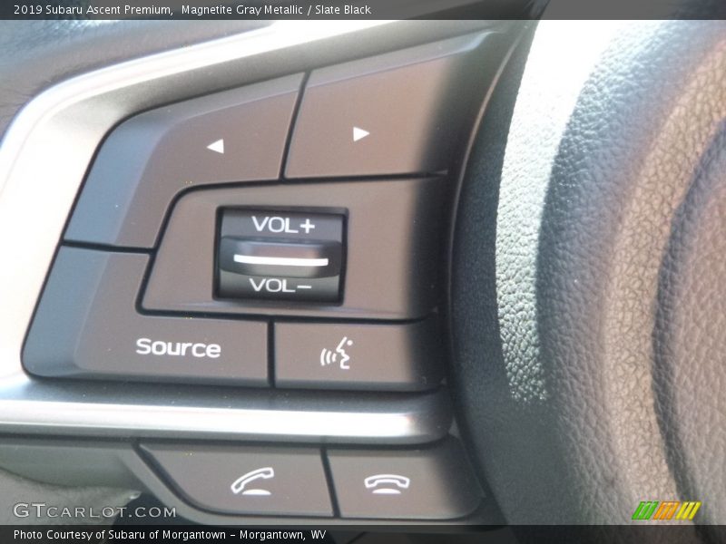 Magnetite Gray Metallic / Slate Black 2019 Subaru Ascent Premium