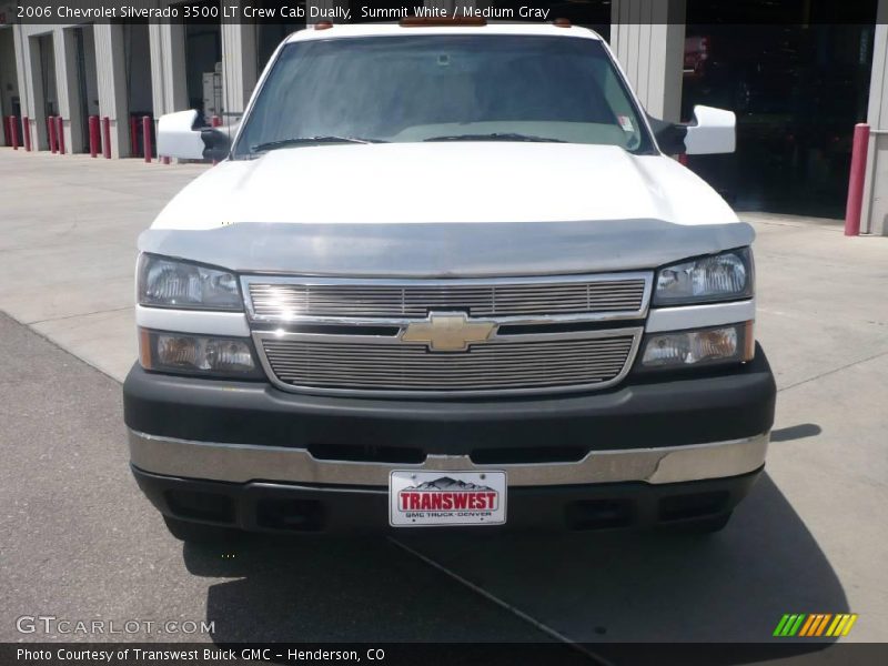 Summit White / Medium Gray 2006 Chevrolet Silverado 3500 LT Crew Cab Dually