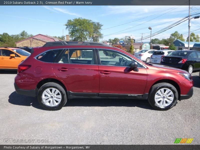 Crimson Red Pearl / Warm Ivory 2019 Subaru Outback 2.5i