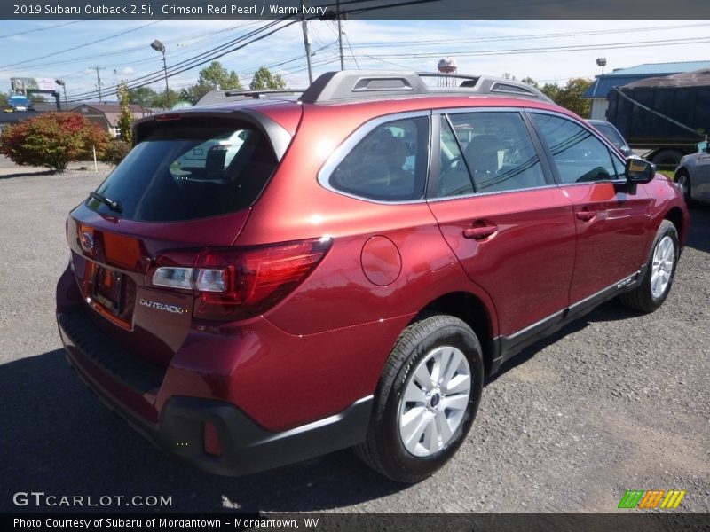 Crimson Red Pearl / Warm Ivory 2019 Subaru Outback 2.5i