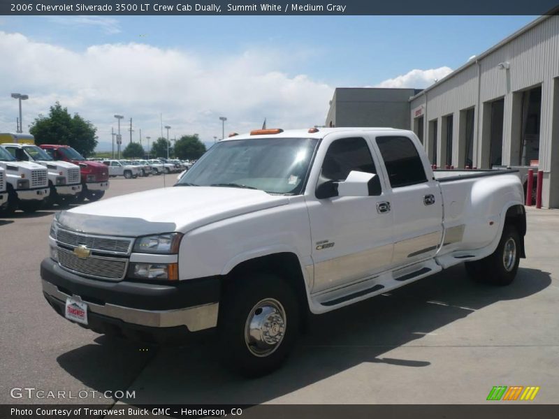 Summit White / Medium Gray 2006 Chevrolet Silverado 3500 LT Crew Cab Dually