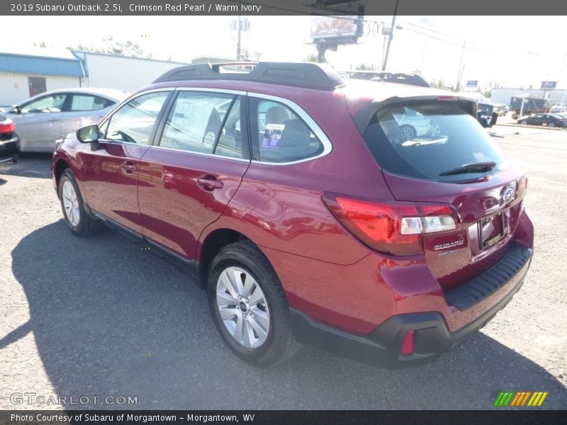Crimson Red Pearl / Warm Ivory 2019 Subaru Outback 2.5i