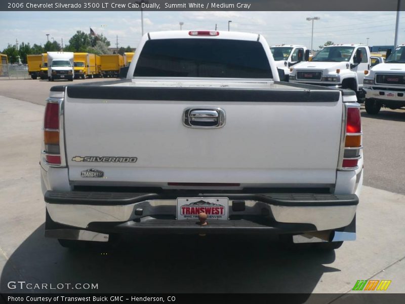 Summit White / Medium Gray 2006 Chevrolet Silverado 3500 LT Crew Cab Dually