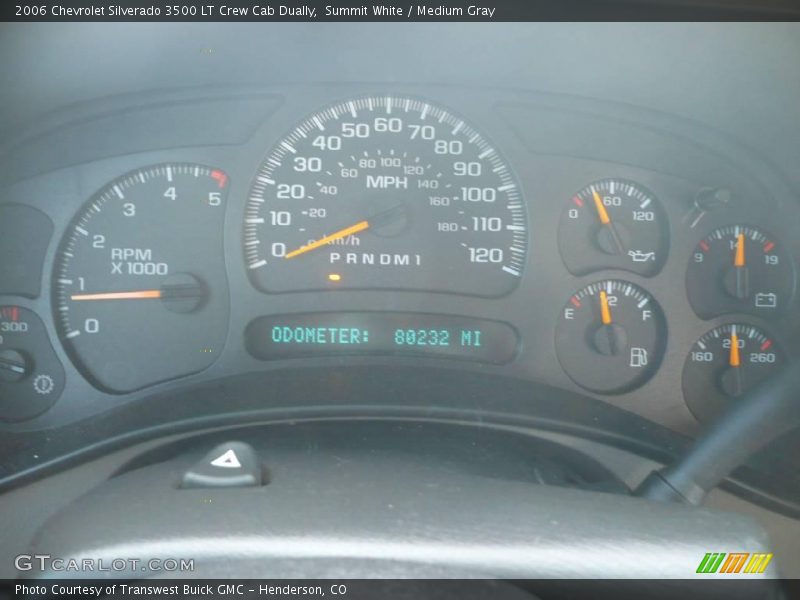 Summit White / Medium Gray 2006 Chevrolet Silverado 3500 LT Crew Cab Dually