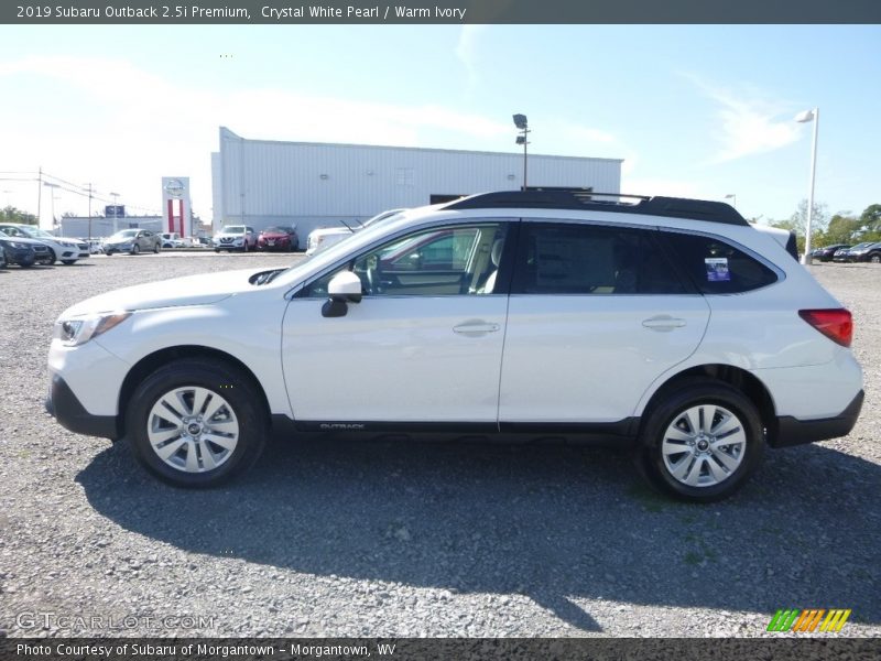 Crystal White Pearl / Warm Ivory 2019 Subaru Outback 2.5i Premium