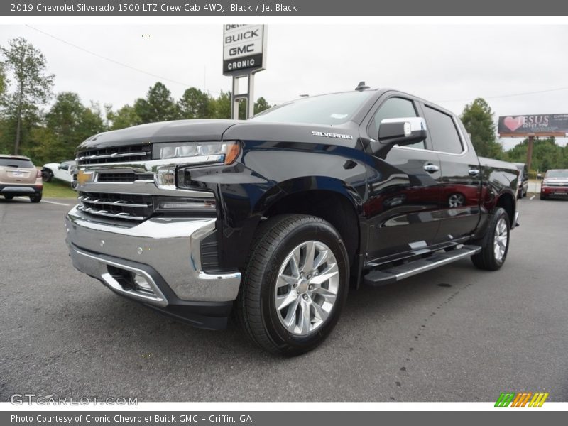 Black / Jet Black 2019 Chevrolet Silverado 1500 LTZ Crew Cab 4WD