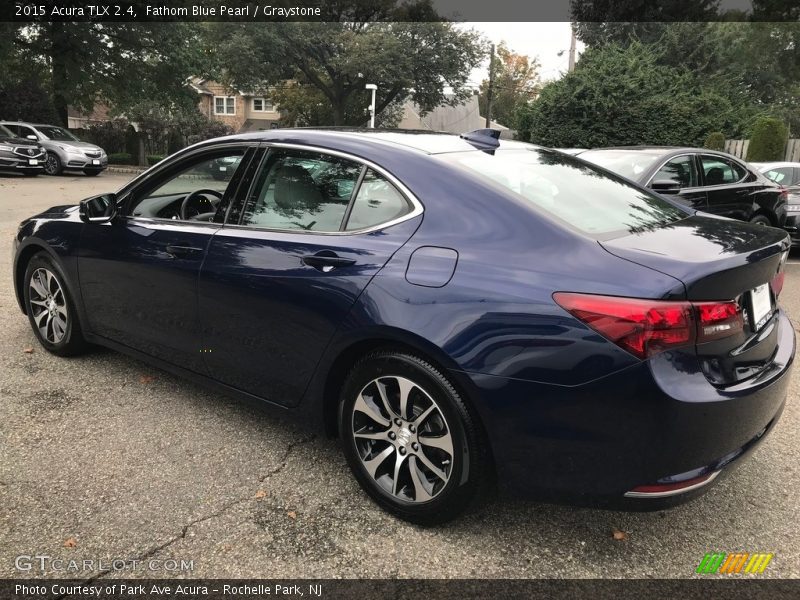 Fathom Blue Pearl / Graystone 2015 Acura TLX 2.4