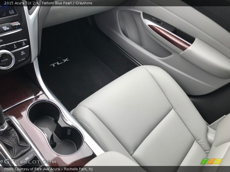 Fathom Blue Pearl / Graystone 2015 Acura TLX 2.4