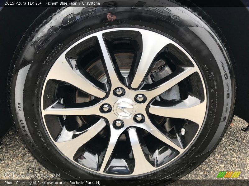 Fathom Blue Pearl / Graystone 2015 Acura TLX 2.4
