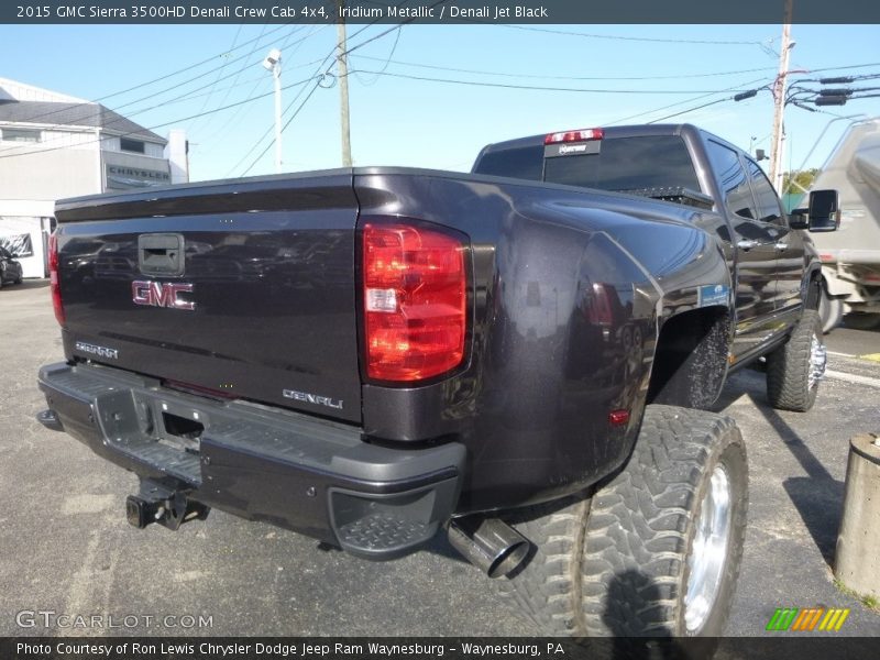 Iridium Metallic / Denali Jet Black 2015 GMC Sierra 3500HD Denali Crew Cab 4x4